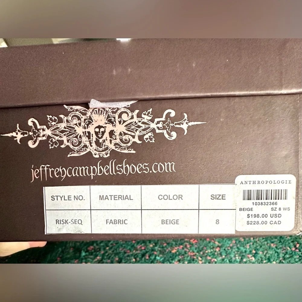 Jeffrey Campbell Risk Sequin Heels — NWT, Rare Neutral Colorway, Size 8